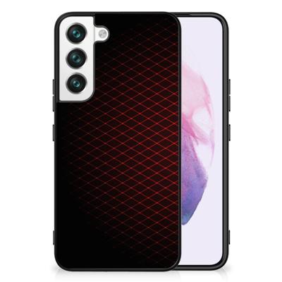 Samsung Galaxy S22 Back Case Geruit Rood
