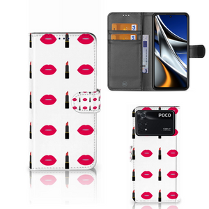 Xiaomi Poco X4 Pro 5G Telefoon Hoesje Lipstick Kiss