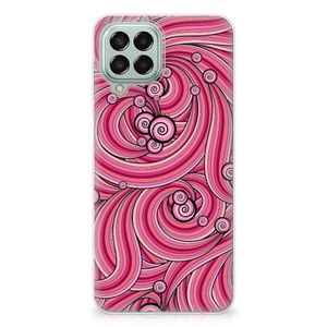 Samsung Galaxy M33 Hoesje maken Swirl Pink