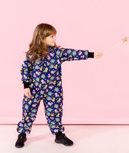 Waterproof Softshell Overall Comfy Unicorns Tale Jumpsuit