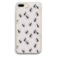 Miauw: iPhone 7 Plus Transparant Hoesje