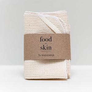 Food for Skin wasdoekjes set van 3