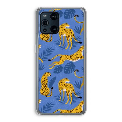 Luipaard: Oppo Find X3 Transparant Hoesje