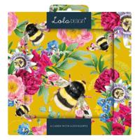 Kaartenmapje Everyday Mustard Bee, 6 Stuks met Enveloppen