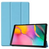 Custer textuur horizontale Flip PU lederen case voor Galaxy tab A 10 1 2019 (T515/T510) met drie-opklapbare houder & slaap/Wake-up functie (hemelsbla