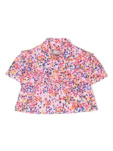 Philosophy Di Lorenzo Serafini Kids blouse en coton à fleurs - Rose