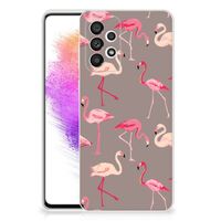 Samsung Galaxy A73 5G TPU Hoesje Flamingo