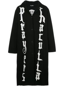 Haculla veste longue imprimée à capuche - Noir