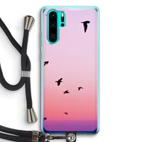 Fly away: Huawei P30 Pro Transparant Hoesje met koord