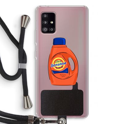 Ultra Sensitive: Samsung Galaxy A51 5G Transparant Hoesje met koord