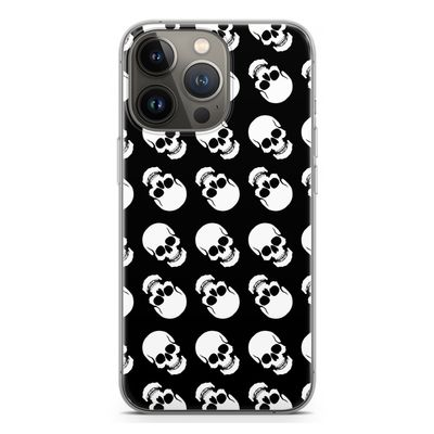 Musketon Skulls: iPhone 13 Pro Transparant Hoesje
