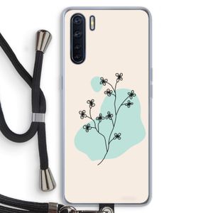 Love your petals: Oppo A91 Transparant Hoesje met koord