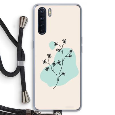 Love your petals: Oppo A91 Transparant Hoesje met koord