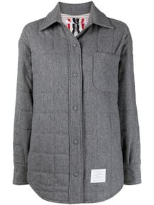 Thom Browne surchemise matelassée oversize - Gris