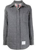 Thom Browne surchemise matelassée oversize - Gris