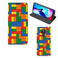 Motorola Moto G9 Play | Hoesje met Magneet | Blokken Motorola Moto G9 Play | Hoesje met Magneet | Blokken