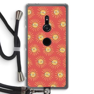 Zon: Sony Xperia XZ2 Transparant Hoesje met koord