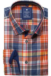 Redmond Regular Fit Overhemd blauw, Ruit