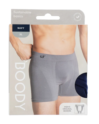 Boody Herenboxer Donkerblauw XL