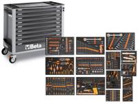 Beta BW 2400S XLG9/E-XL Gereedschapswagen met 9 laden, gevuld met gereedschap | 487 Delig - 024006362