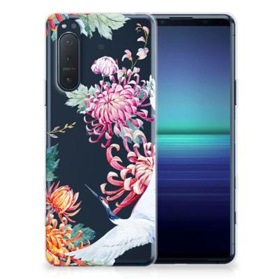 Sony Xperia 5II | TPU Hoesje | Bird Flowers
