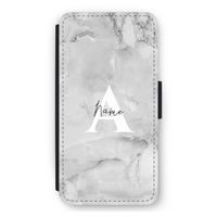 Ivory Marble: iPhone 11 Pro Max Flip Hoesje