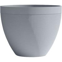 Vaso da fiori - GARDEN ID - Green Care Impact Blu-Grigio - 30 x 26 cm - Garanzia 10 anni - 100% riciclato - Resistente ai raggi UV/gel