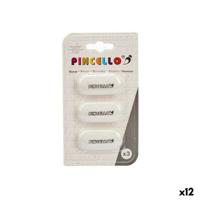 Gummenset Pincello Wit 9 x 16 x 1 cm (12 Stuks)