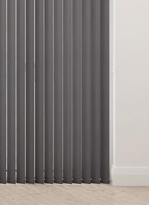 Verticale lamellen - Unicolour donkergrijs