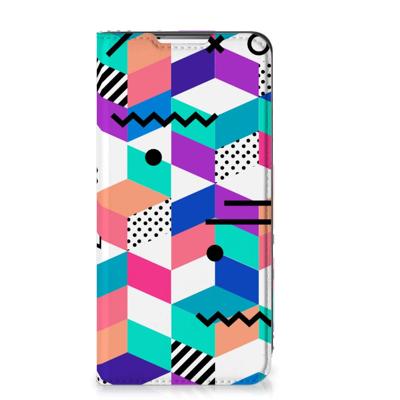 Samsung Galaxy S22 Plus Stand Case Blokken Kleurrijk