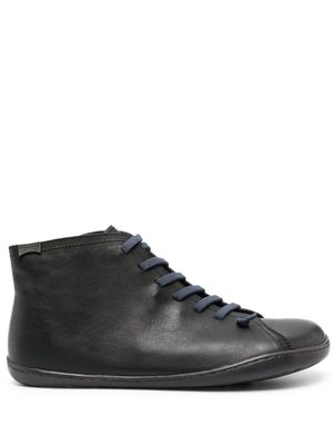 Camper baskets montantes Peu Cami en cuir - Noir