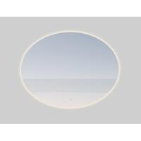Adema Oval badkamerspiegel - 120x80cm - ovaal - incl. indirecte LED verlichting - spiegelverwarming - touch schakelaar NAB001-B-120x80