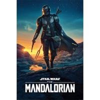 Poster Star Wars The Mandalorian Nightfall 61x91,5cm - thumbnail