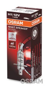 NIGHT BREAKERÂ® SILVER OSRAM, Spanning (Volt)12V