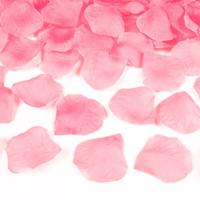 Rozenblaadjes snippers - lichtroze - 1500x stuks - Bruiloft decoratie - Feestartikelen
