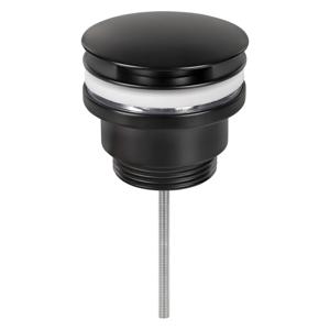 Differnz afvoerplug pop up | design | mat zwart | 63mm