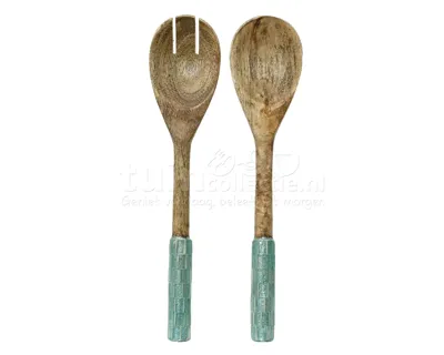 Slabestek Mangohout Blauw Set