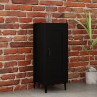 Dressoir 34,5x34x90 cm bewerkt hout zwart
