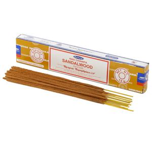 Satya Nag Champa wierrook stokjes Sandelhout geur - 15x - Lichaam in balans - Meditatie