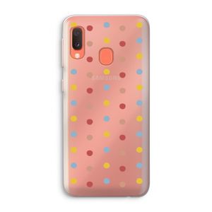 Bollen: Samsung Galaxy A20e Transparant Hoesje