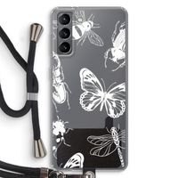 Tiny Bugs: Samsung Galaxy S21 Transparant Hoesje met koord