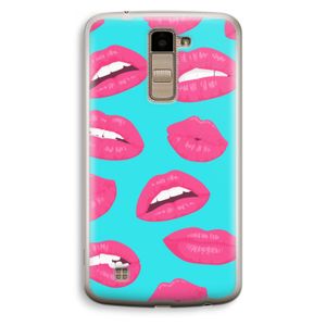 Bite my lip: LG K10 (2016) Transparant Hoesje