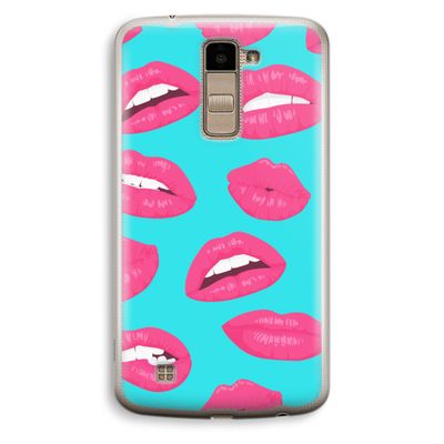 Bite my lip: LG K10 (2016) Transparant Hoesje
