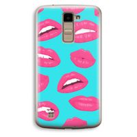 Bite my lip: LG K10 (2016) Transparant Hoesje