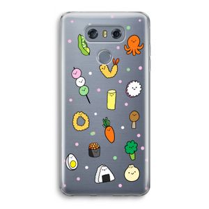 Happy bento friends: LG G6 Transparant Hoesje