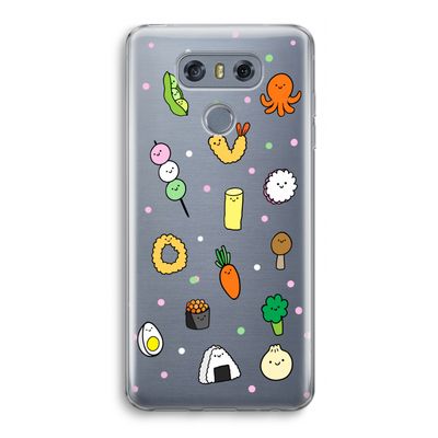 Happy bento friends: LG G6 Transparant Hoesje