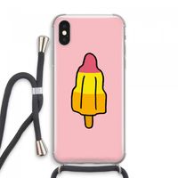 Raketijsje: iPhone XS Max Transparant Hoesje met koord