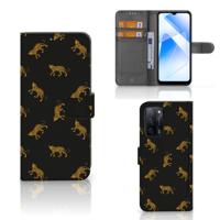 Telefoonhoesje | Met pasjeshouder | voor OPPO A16/A16s/A54s Leopards