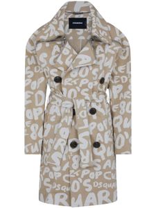 DSQUARED2 trench à taille ceinturée - Tons neutres