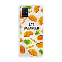 Eat Balanced: Galaxy A51 4G Transparant Hoesje